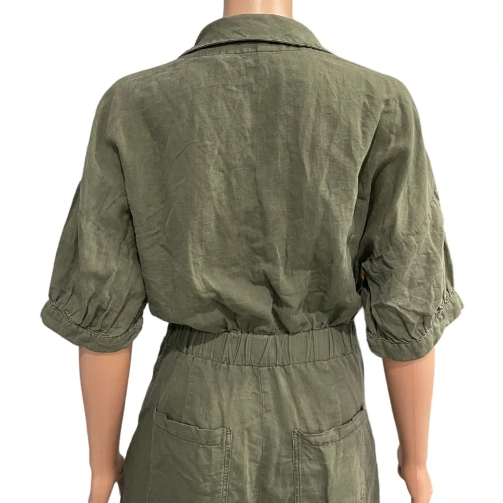 Zara Linen Blend Jumpsuit